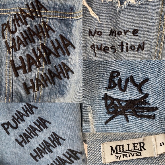 🔴SOLD🔴 Customized Denim Jacket Miller by Riva - Picture 2 of 6